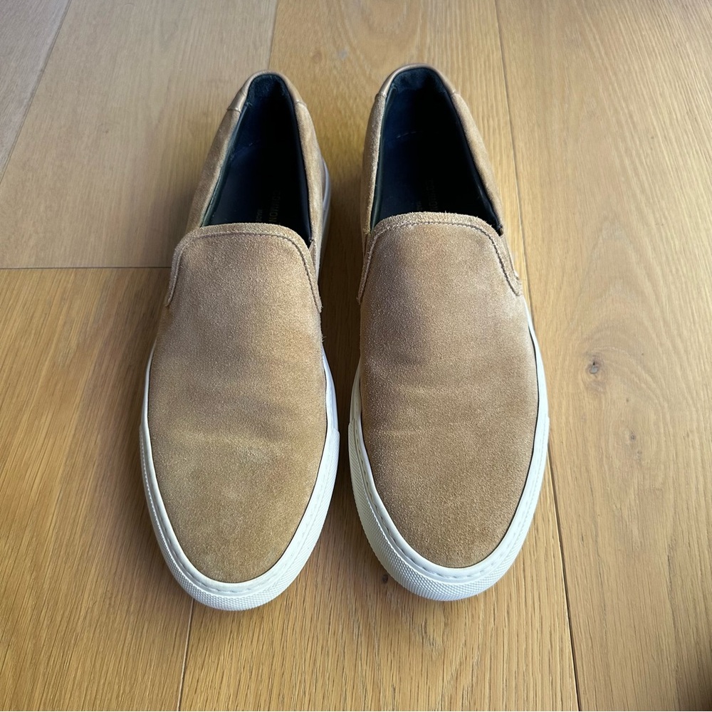 Common Projects Mens Suede Slip On Shoes, EU 44/ US 11